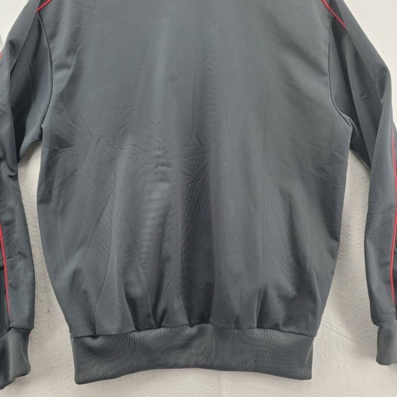 MacGregor Jacket Men's Long Sleeve Full Zip High Neck Zippered Pockets Gray Lg - Picture 9 of 12